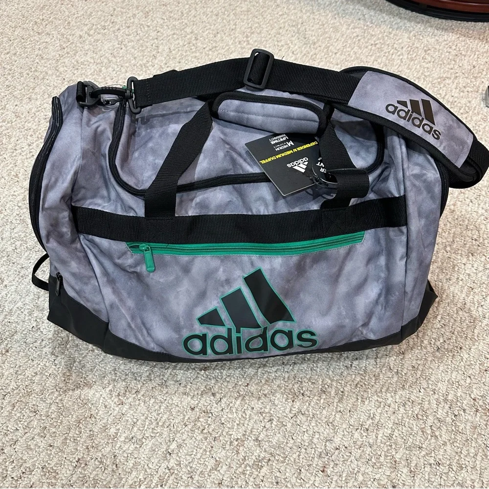Grey Adidas Duffle Bag
